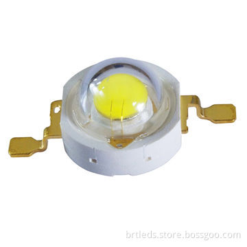 New 1W High-power LED, Ultra Yellow Color, 590Nm, with Peak Current of 350mA, 40lm